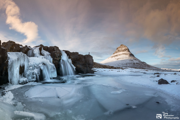 Waterfall at Mount Kirkjufell